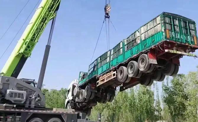永寿道路脱困救援案例
